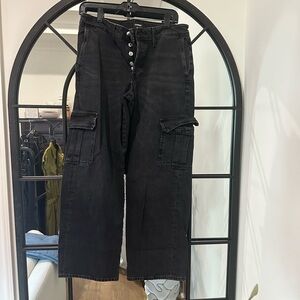 Express Black Straight Leg Jeans